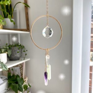 Sun-Catcher-Crystal-Catcher-Crystal-Dot-Rainbow-Door-Decorative-Wall-Hanging-Gift Sun Catcher Crystal Catcher Crystal Dot Rainbow Door Decorative Wall Hanging Gift