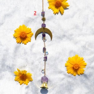 Sun-Star-Moon-Wind-Chime-K9-Crystal-Sunlight-Catcher-Large-Natural-Amethyst-Home-Decoration-Door-and Sun Star Moon Wind Chime K9 Crystal Sunlight Catcher Large Natural Amethyst Home Decoration Door and Window Car Pendant Gift