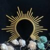 Magic Wicca~Sunburst Crown Goddess Crown Spiked Halo crown Wicca Festival crown headpiece Met Gala Crown Wedding cosplay bridal party