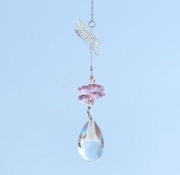 Suncatcher Crystal Butterfly Wind Chimes Hanging Curtains Pendant Home Decor Gifts