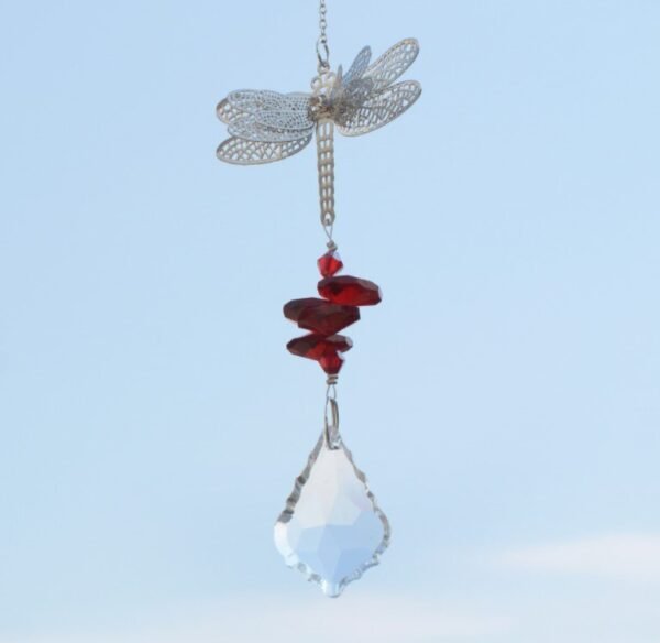 Suncatcher Crystal Butterfly Wind Chimes Hanging Curtains Pendant Home Decor Gifts