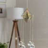 Suncatcher Crystal Four Prism Geometry Lightcatcher Home Decor Gift
