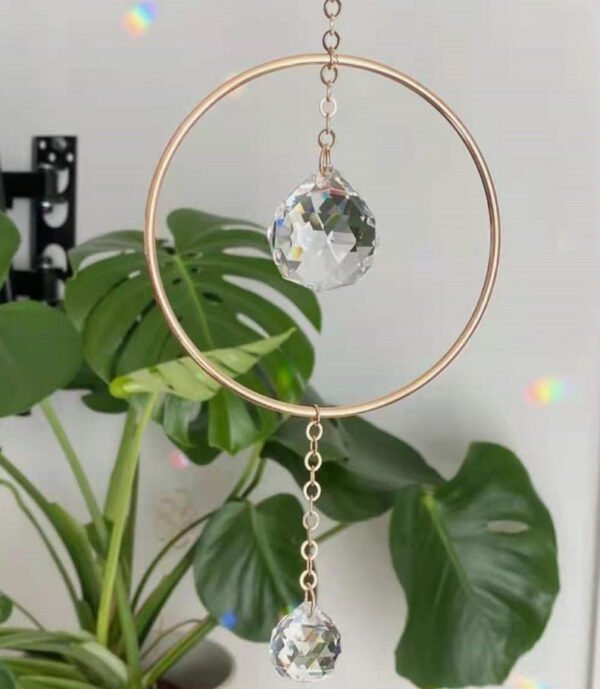 Suncatcher Crystal Prism Windows Hanging Home Decor Rainbow Maker Home Gift