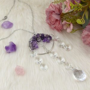 Suncatcher-Tree-of-Life-Window-Crystal-Prism-Window-Hanging-Home-Decor-Lightcatcher Suncatcher Tree of Life Window Crystal Prism Window Hanging Home Decor Lightcatcher