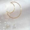 Suncather Crescent Moon Windows Hanging Celestial Occult Jewelry Home Gift Rainbow Maker