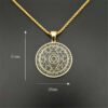 Supernatural Star Of David Zodiac Sign Constellation Magical Talisman Necklace