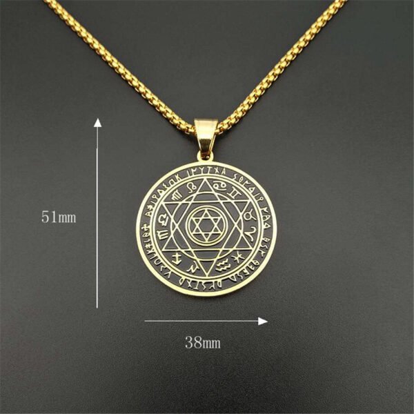 Supernatural Star Of David Zodiac Sign Constellation Magical Talisman Necklace
