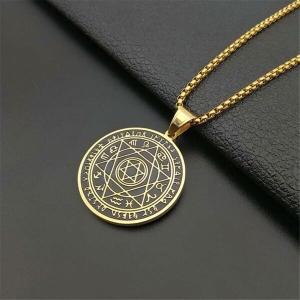 Supernatural Star Of David Zodiac Sign Constellation Magical Talisman Necklace