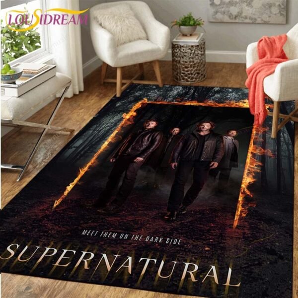 Supernatural TV Area Rug Livingroom Decor Floor Mat Carpet Rugs for Living Room