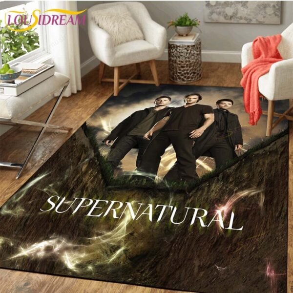 Supernatural TV Area Rug Livingroom Decor Floor Mat Carpet Rugs for Living Room