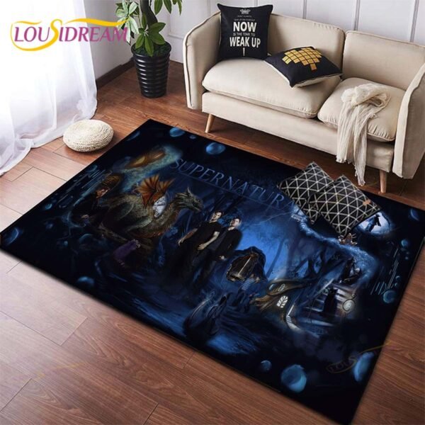 Supernatural TV Area Rug Livingroom Decor Floor Mat Carpet Rugs for Living Room