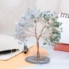Crystal Money Tree With Agate Slice Base Handmade Bonsai Tree For Wealth And Luck Fengshui Home Decoration|Jewelry