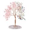 Crystal Money Tree With Agate Slice Base Handmade Bonsai Tree For Wealth And Luck Fengshui Home Decoration|Jewelry