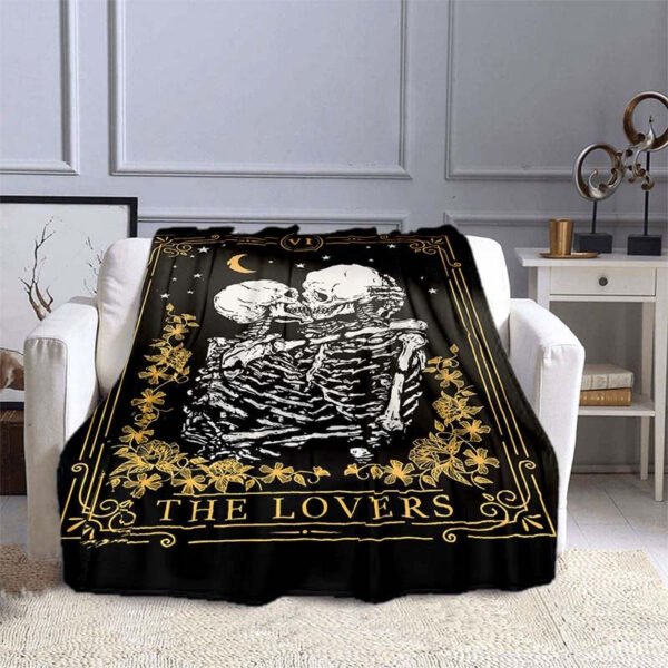 Tarot Card Design Blanket Throw Blanket