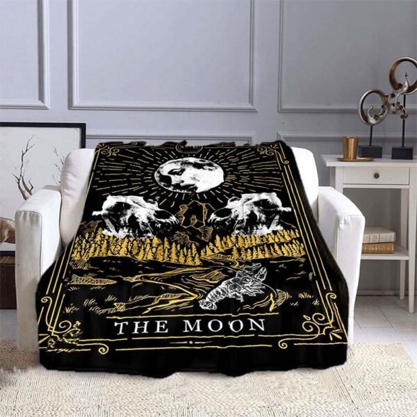 Tarot Card Design Blanket Throw Blanket