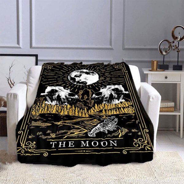Tarot Card Design Blanket Throw Blanket