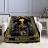 Tarot Card Design Blanket Throw Blanket