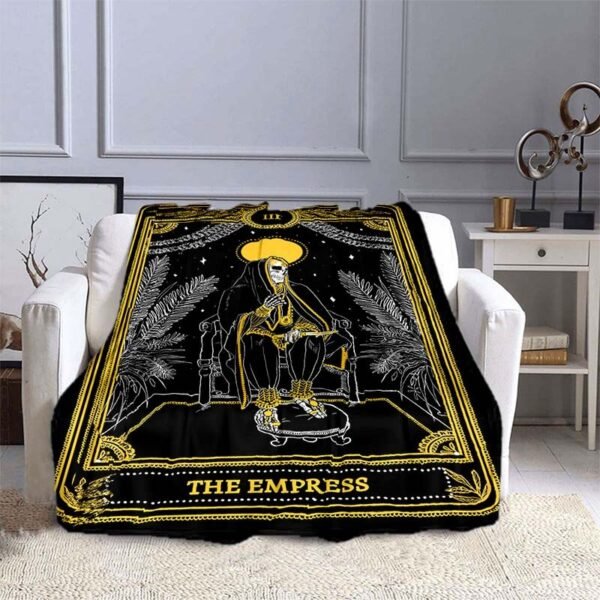Tarot Card Design Blanket Throw Blanket