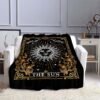 Tarot Card Design Blanket Throw Blanket