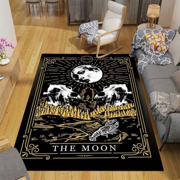 Tarot Card Design Carpet Non Slip Rugs Bedroom Carpet Teen's Carpet Area Rug Home Corridor Floor Mats 6 Style