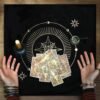 Tarot Cloth Board Game Table Cloth Magic Pentacle Tablecloth Tarot Tablecloth Tarot Card Table Cloth Cover For Tarot Enthusi|Card Games|