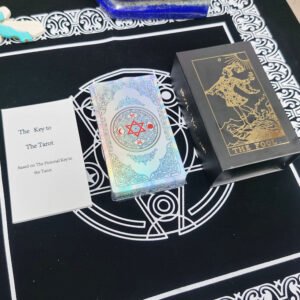 Tarot Suit Laser Colorful Divination Board Game Prediction Tarot Card