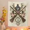Tarot Witchcraft Tapestry Wall Hanging Mysterious Divination Bohemian Occult Home Wall Throw Cover Moon Mattress Wall Decor  Wall Decor