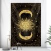 Tarot Card Psychedelic Scene Home Decoration Art Tapestry Hippie Bohemian Decoration Divination Wall Hanging Sheets - Tapestry