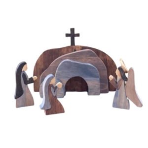 The Empty Tomb Church Utensils Wooden Easter Mincice  Birth Christmas Crib Nativity Scene Orthodox Figures Catholic