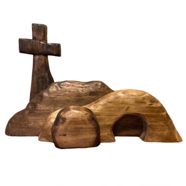The Empty Tomb Church Utensils Wooden Easter Mincice  Birth Christmas Crib Nativity Scene Orthodox Figures Catholic