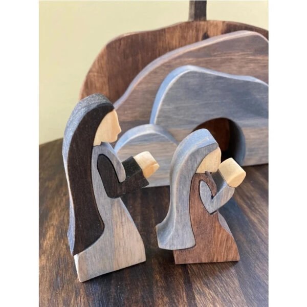The Empty Tomb Church Utensils Wooden Easter Mincice  Birth Christmas Crib Nativity Scene Orthodox Figures Catholic