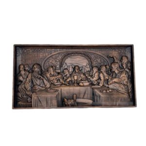 The Last Dinner Wood Carving Home Decoration Wall Decor Christmas Da VInci Paintings Crafts Church Figures