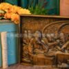 The Last Dinner Wood Carving Home Decoration Wall Decor Christmas Da VInci Paintings Crafts Church Figures