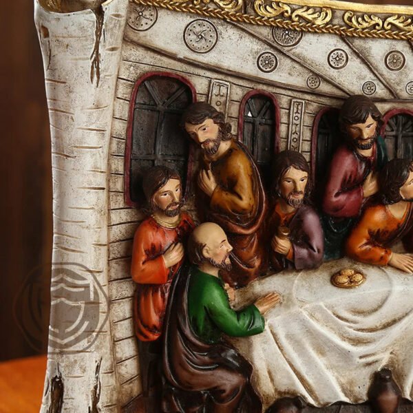 The Last Supper Icon Catholic Church Utensils Home Decor Orthodox Figures Religious Christ Resin Crafts