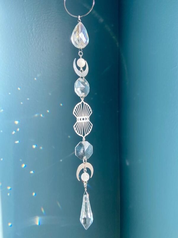 The Phases Sun Catcher Crystal Light Catcher Handmade Catcher Witchy Suncatcher Prism|rainbow Maker | Window Hanging