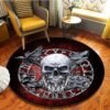 The Vikings Pattern Area Rug Round Floor Mat Living Room Carpet Bathroom Kitchen Rug Doormat