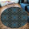 The Vikings Skull Pattern Area Rug Round Floor Mat Living Room Carpet Bathroom Kitchen Rug Doormat