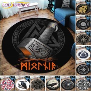 The-Vikings-Skull-Pattern-Area-Rug-Round-Floor-Mat-Living-Room-Carpet-Bathroom-Kitchen-Rug-Doormat_4f05d02e-a54a-4ca3-a7c3-a5279edd64a0 The Vikings Skull Pattern Area Rug Round Floor Mat Living Room Carpet Bathroom Kitchen Rug Doormat