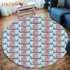 The Vikings Skull Pattern Area Rug Round Floor Mat Living Room Carpet Bathroom Kitchen Rug Doormat