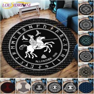 The-Vikings-Skull-Pattern-Area-Rug-Round-Floor-Mat-Living-Room-Carpet-Bathroom-Kitchen-Rug-Doormat_e98561a0-cabe-4989-b7ca-ef2c88016fb3 The Vikings Skull Pattern Area Rug Round Floor Mat Living Room Carpet Bathroom Kitchen Rug Doormat