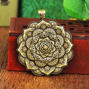 New Magicun Viking~Tibet Mandala pendant Necklace geometry amulet Religious jewelry OM indian  1pc