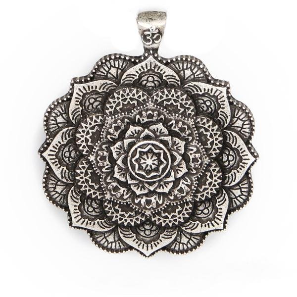 New Magicun Viking~Tibet Mandala pendant Necklace geometry amulet Religious jewelry OM indian  1pc