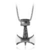 Cross Halloween Skeleton Head Necklace Flying Dragon Angel Skull Axe Bullet Anchor Cross Pendant Necklace Men's And Women's Accessories Titanium Steel Personality Necklace,