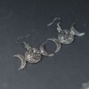 Trinity Moon Earring For Women Gothic Witchy Earring