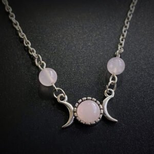 Triple-Moon-Crystal-Statement-Pendant-Necklace-Witch-Pagan-Jewelry-for-Women Triple Moon Crystal Statement Pendant Necklace Witch Pagan Jewelry