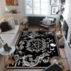 Triple Moon Goddess Rug and Carpet 3D Printing Hecate witch Home Decoration Living Room Bedroom Entrance Large Area Soft Carpet| |