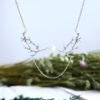 Twig Necklace, Branch Necklace, Nature Jewelry with Pearl, Woodland Forest, Antlers Necklace, Rustic Style Wedding,Forest Gift