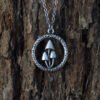 Unique Silver Mushroom Pendant Necklace Charm Plant Daily Jewelry