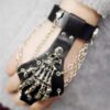 Punk Rock Gothic Skeleton Skull Hand Glove