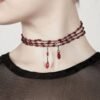 Vampire Kiss Necklace Choker